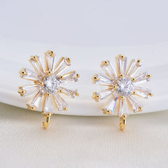 Luxe Glow Zircon Micro-Inlaid Earrings