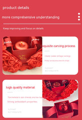 Eternal Love Rose & Crystal Jewelry Box Set