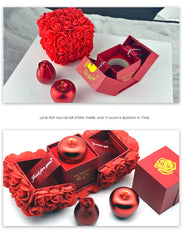 Eternal Love Rose & Crystal Jewelry Box Set