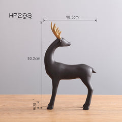 Nordic Elegance Elk Decor