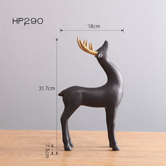 Nordic Elegance Elk Decor