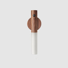 Auto LED USB Magnetic Wood Wireless Night Light with PIR Sensor