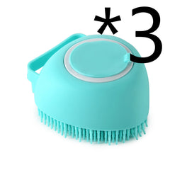 Silk Paws Silicone Dog Bath & Massage Grooming Gloves