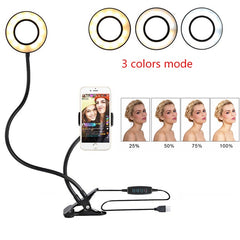 Radiance Glow LED Selfie Ring Light with Adjustable Stand