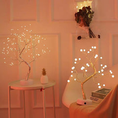 Copper Glow LED Bedroom Light
