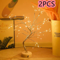 Copper Glow LED Bedroom Light