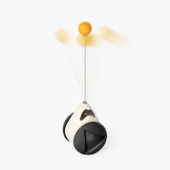 Twist & Tickle Rotating Cat Toy with Scratching and Teeth Cleaning