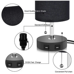 American Square Modern Bedside Lamp