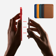 Magna Leather Magsafe Magnetic Wallet Case