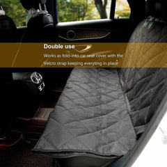 Luxury Guard Waterproof Rear Bench Seat Cover for Pets