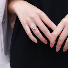 Zircon Blossom Women's Fashion Ring