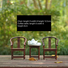 Crimson Rosewood Miniature Furniture Model
