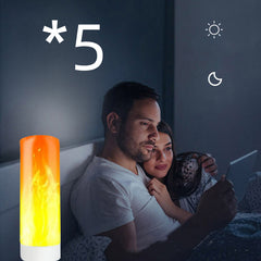Flame Glow USB Atmosphere Candle Lamp