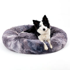 Cozy Paws Fluffy Donut Pet Bed
