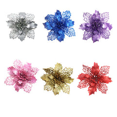Sparkle Bloom Christmas Flower Ornaments