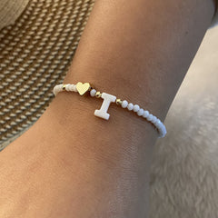 Pearl Script Custom Shell Beaded Jewelry