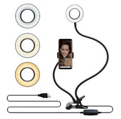 Radiance Glow LED Selfie Ring Light with Adjustable Stand