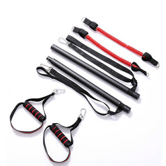 Body Workout Bar with Resistance Bands & Rubber Buckles