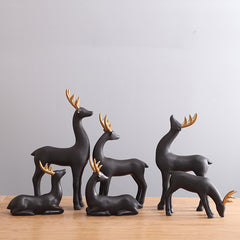 Nordic Elegance Elk Decor