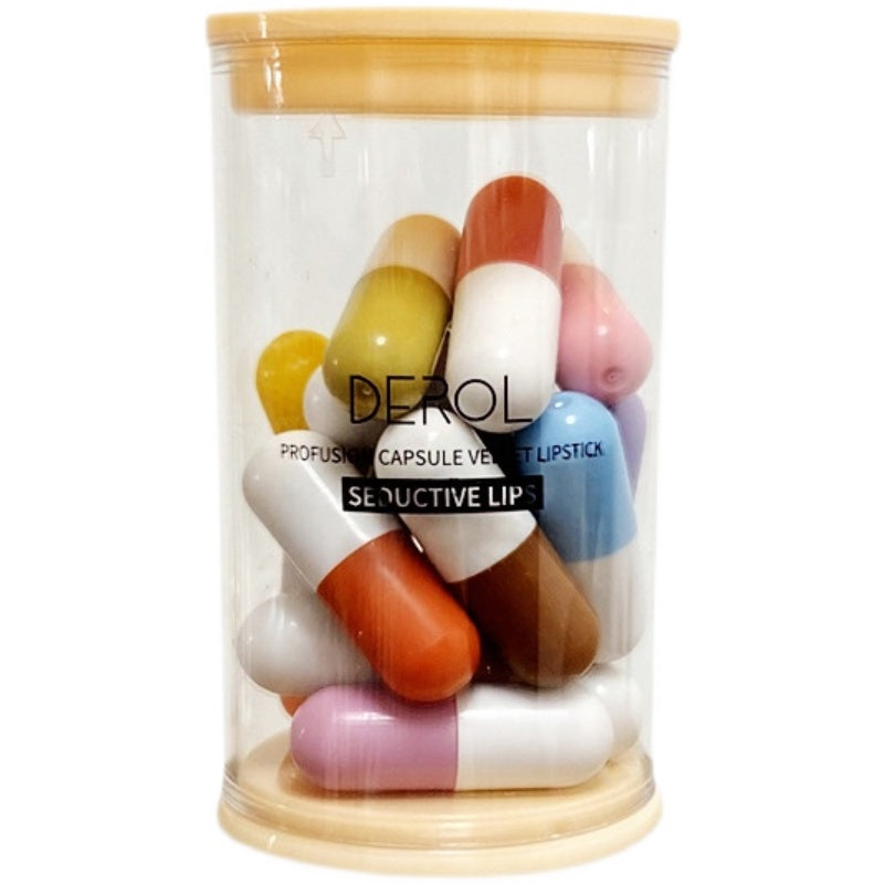 Velvet Caps Mini Lipstick Set 16 Pcs Canned Pills