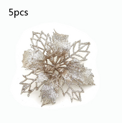 Sparkle Bloom Christmas Flower Ornaments