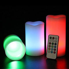 Luma Glow Real Wax Flameless Candle Set
