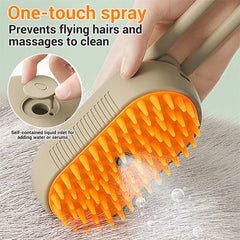 Groom Ease Electric Spray & Massage Pet Brush