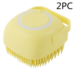 Silk Paws Silicone Dog Bath & Massage Grooming Gloves