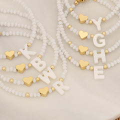 Pearl Script Custom Shell Beaded Jewelry