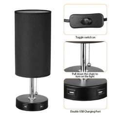 American Square Modern Bedside Lamp