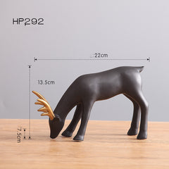 Nordic Elegance Elk Decor