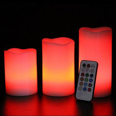 Luma Glow Real Wax Flameless Candle Set