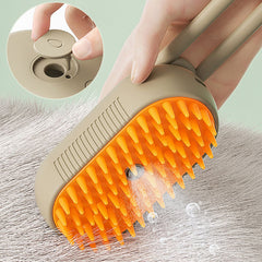 Groom Ease Electric Spray & Massage Pet Brush