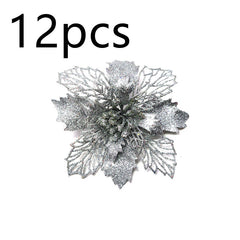 Sparkle Bloom Christmas Flower Ornaments