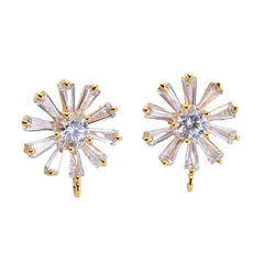 Luxe Glow Zircon Micro-Inlaid Earrings