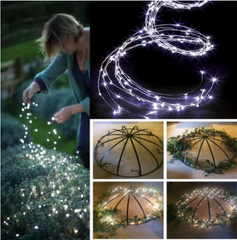 Solar Glow Rattan Tree Lantern