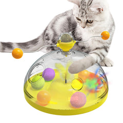 Meow Spin Interactive Cat Windmill Toy