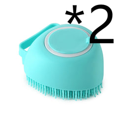 Silk Paws Silicone Dog Bath & Massage Grooming Gloves