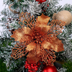 Sparkle Bloom Christmas Flower Ornaments