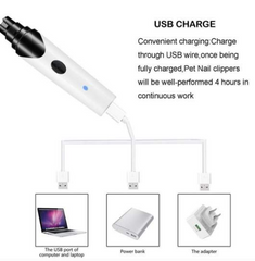 Pet Care 3-in-1 Electric Nail Clippers & Pencil Sharpener