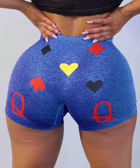 Flex Fit High-Waisted Workout Shorts