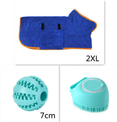 Silk Paws Silicone Dog Bath & Massage Grooming Gloves