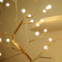 Copper Glow LED Bedroom Light