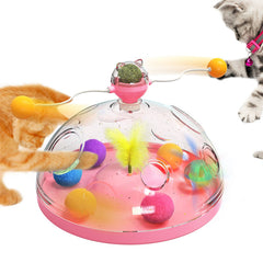Meow Spin Interactive Cat Windmill Toy