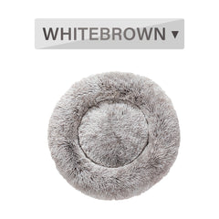 Cozy Paws Fluffy Donut Pet Bed
