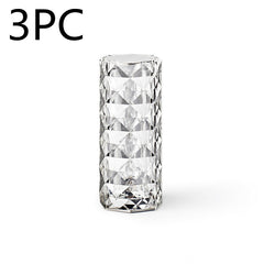 Crystal Glow Touch Dimming USB Table Lamp