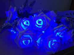 Glow Bloom LED Rose Lighting Chain