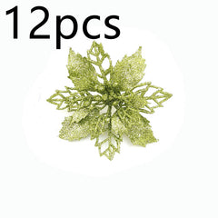 Sparkle Bloom Christmas Flower Ornaments