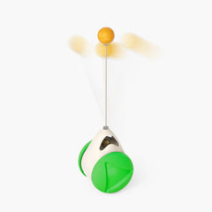 Twist & Tickle Rotating Cat Toy with Scratching and Teeth Cleaning