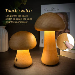 Glow Mushroom Touch LED Night Light